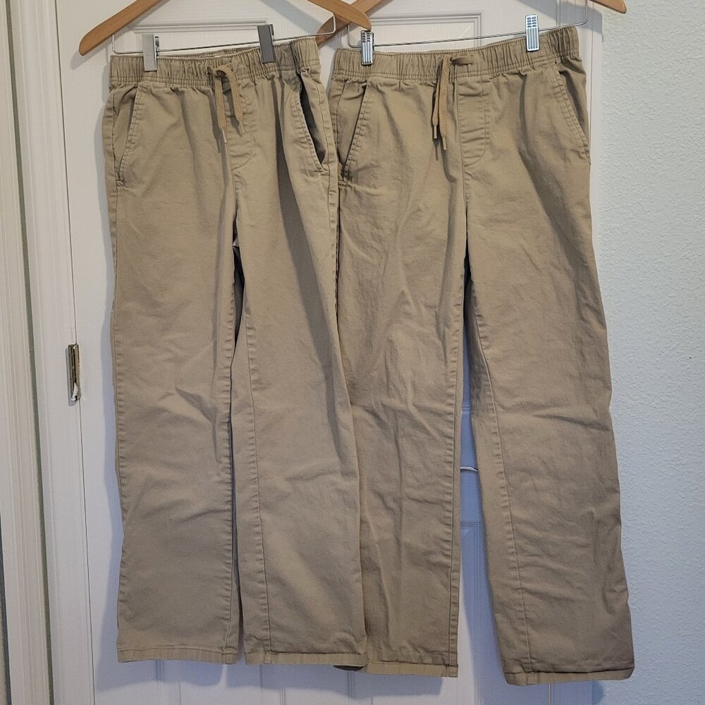 Lot of 4 - Old Navy Boys XXL 18 Jogger & Straight Built in Flex Pants Bundle Set - Picture 2 of 7